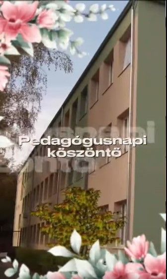 Pedagógusnapi köszöntő
