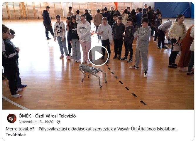 Vasvár Úti Általános Iskola pályaorientációs nap